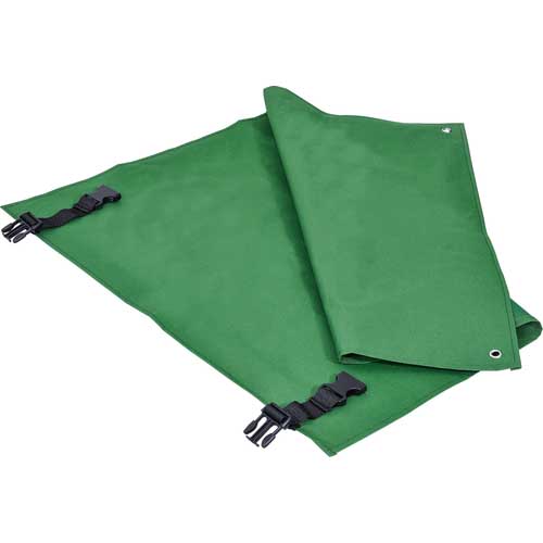 NICHIDO シェード付チェア 焼けなイス【オリーブグリーン】 NCHA-01-OG