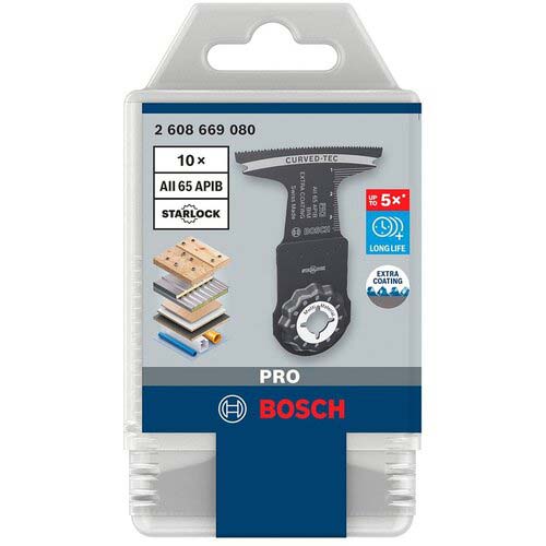 ボッシュ マルチツールブレード(カットソー)スターロック バイメタル+エクストラコーティング 木材&金属用 AII65APIB AII65APIB/10