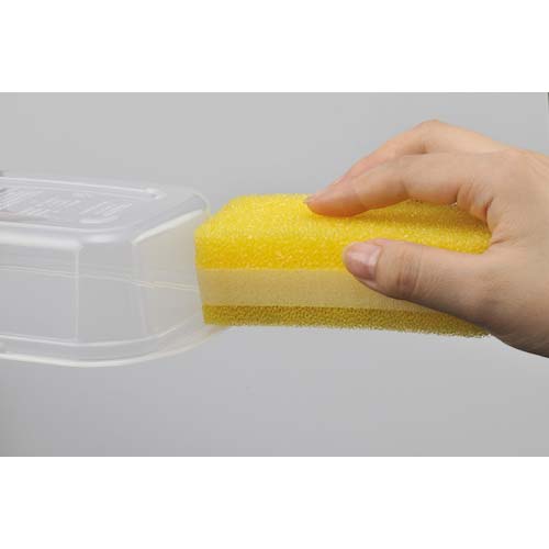 inomata 楽ちんパック スクエア270ml 2個組クリアーブラック 1841-CBLK