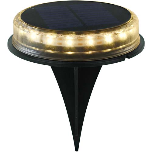 大進 埋め込み式ソーラーガーデンライトタフ電球色 DG-006R4