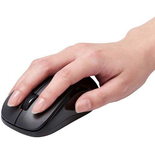 ELECOM 法人向けマウス Bluetooth IRマウス Mサイズ 抗菌 RoHS指令準拠 ブラック M-K6BRKBK/RS