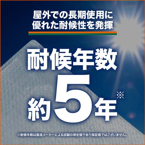 TRUSCO 遮熱UVシート 5年耐候 1.8×1.8m TRSS-1818-A