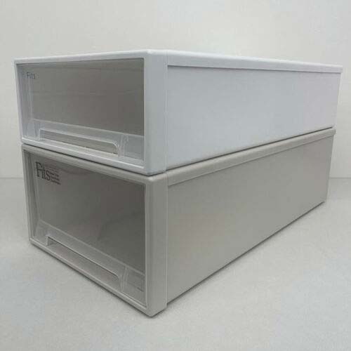 TENMA フィッツケース 74-44S(旧スリムL) ホワイトクリア 110015646