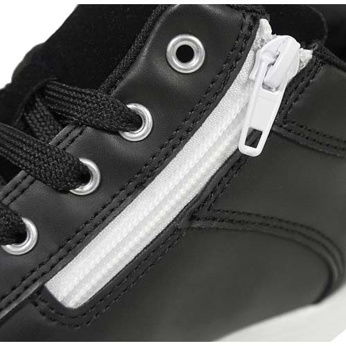 おたふく フーバー ワークシューズ ミドルカット サイドファスナー FB-841