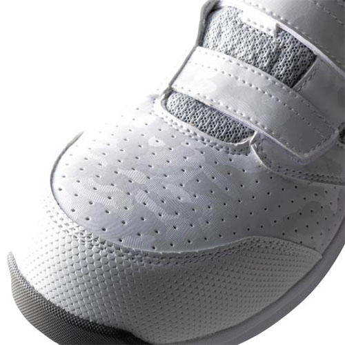 ミズノ ALMIGHTY LSII21M ホワイト×シルバー 255 ( F1GA220001-255 ) ミズノ(株) オールマイティ LSII 21 M (ベルト／ミッドカット／ワーキング