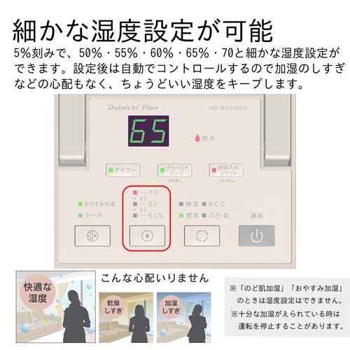 ダイニチ 加湿器 RXC TYPE ショコラブラウン HD-RXC900C-T