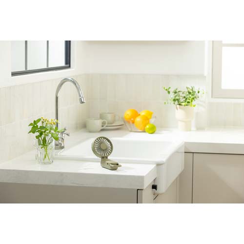 リズム ハンディファン Silky Wind Mobile 3.2 グリーン 9ZF040RH05