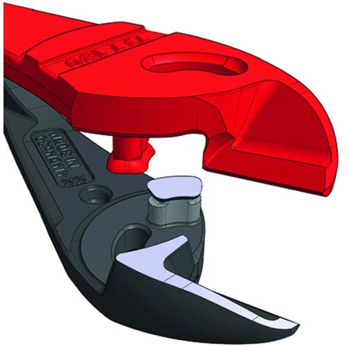 KNIPEX ツインフォースニッパー バネ付 180mm 7372-180F