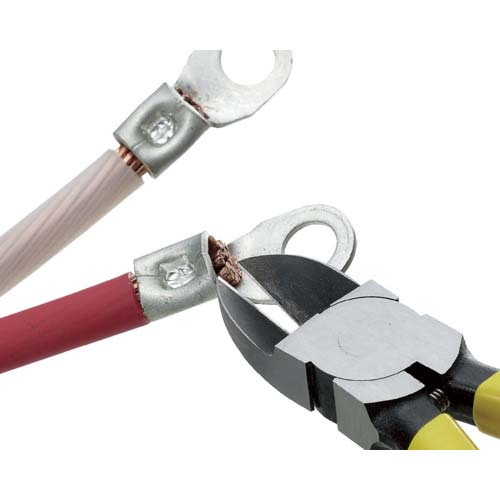 KEIBA 電工用薄刃ニッパー(刃部形状フラット) 200 NH-228