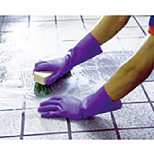 SHOWA 塩化ビニール手袋 簡易包装ビニール厚手10双入 ピンク Mサイズ NO132-MP10P