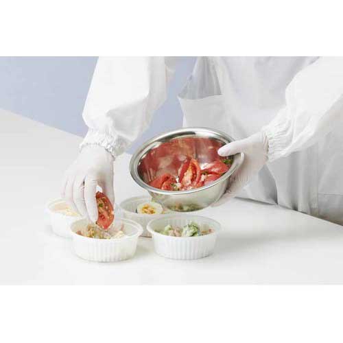 SHOWA ニトリルゴム使い捨て手袋 No884 ニトリスト・ホワイト 100枚入 Sサイズ NO884-S