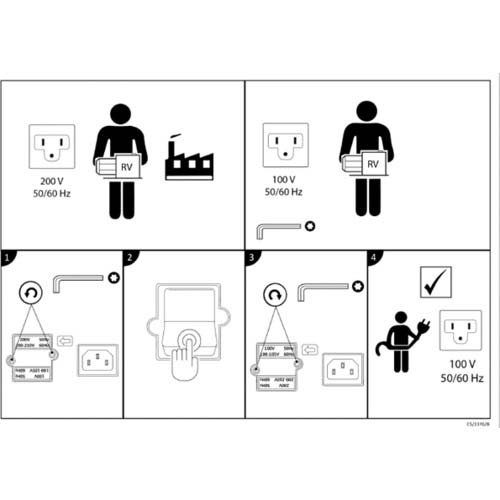 Edwards ロータリーポンプRV12 単相100・200V 出荷時200V設定 A65501904