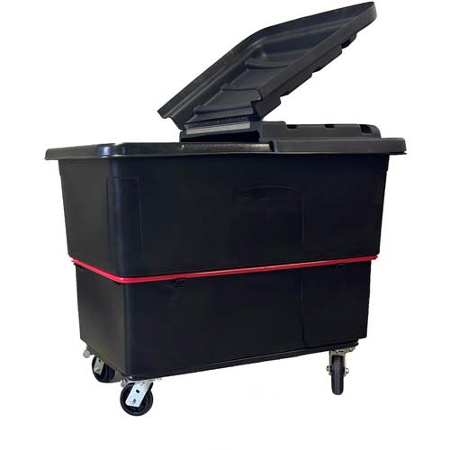 ラバーメイド 大型ゴミ収集カート 【売切廃番】キューブトラック 高耐久タイプ 800L ブラック 864×1499×1090 472707