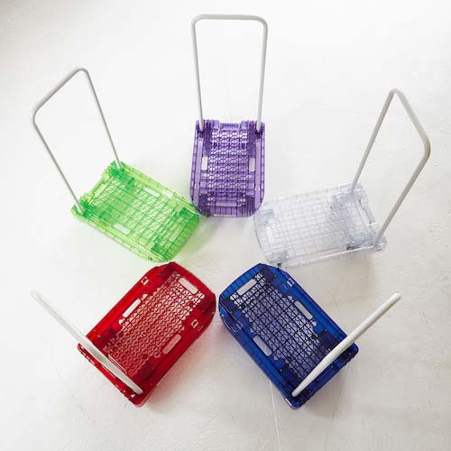 【アウトレット】TRUSCO 【売切廃番】樹脂台車 アクロキャリー PC製 省音車輪 600X390 透明 AC-1PC-TM