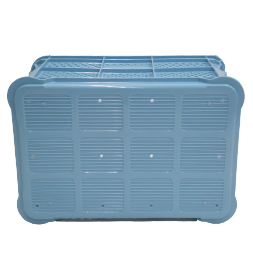 サンコー スタッキングコンテナー 106900 サンテナーB#80ライトブルー SK-B80-BL