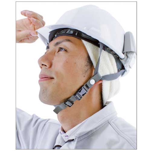 【廃番】TRUSCO 消臭タオル地ターバン DEO-MOFF グレー DM1GY