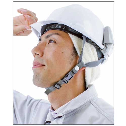 TRUSCO 【売切廃番】 消臭タオル地ターバン DEO-MOFF ホワイト DM1W