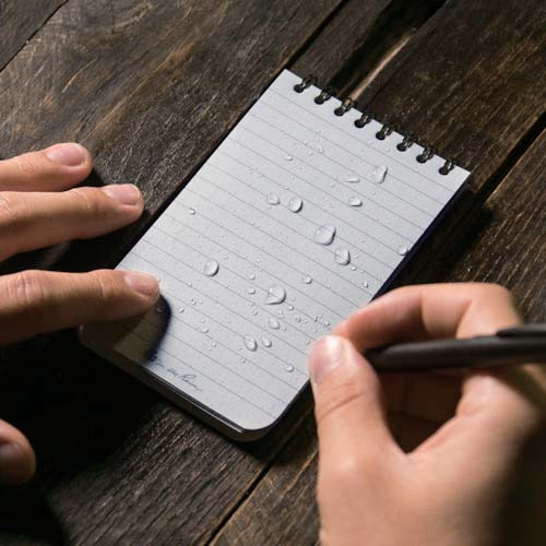 RITR 3X5 トップスパイラル ノートブック ユニバーサル ブラック 735