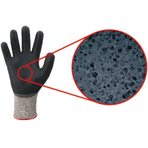 SHOWA 耐切創手袋 NO576 デュラコイル576 グレー Lサイズ NO576-L