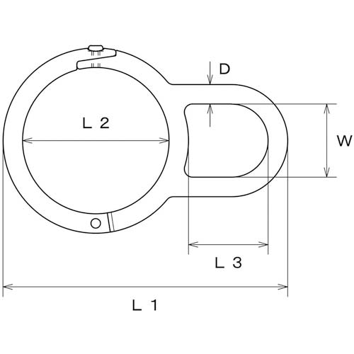 水本 ステンレス パイプキャッチ 線径9mm 内径105mm A-2699