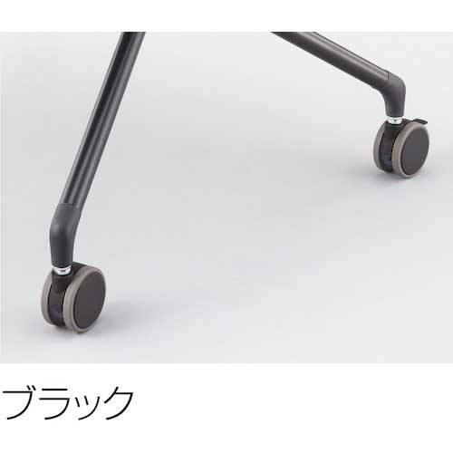 【廃番】アイリスオーヤマ イーザックフラップテーブル ティア型 ブラックフレーム 天板パイン CESC-FT-B-PN