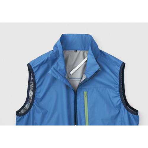 空調服 遮熱タチエリ空調ベスト シルバー L KU92140K30S3