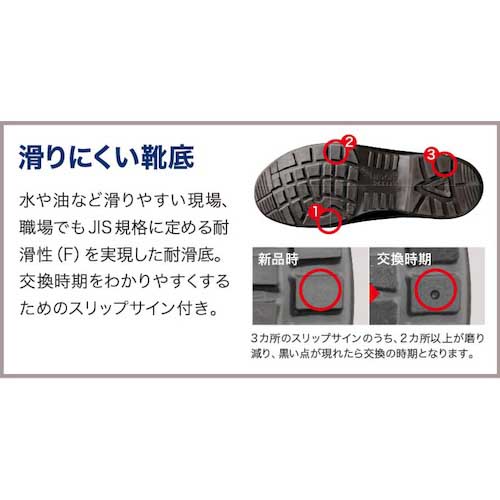 ミドリ安全 ワイド樹脂先芯耐滑安全靴 CJ010 26.0cm CJ010-26.0