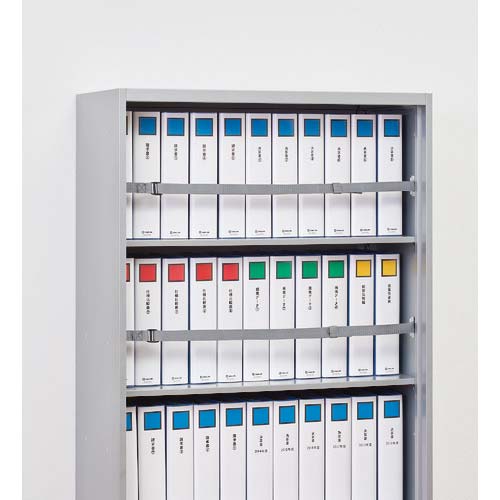 KING JIM 防災用品 収納棚につける落下防止ベルト 対象物重量100kg 耐震度震度6強相当 RB1200