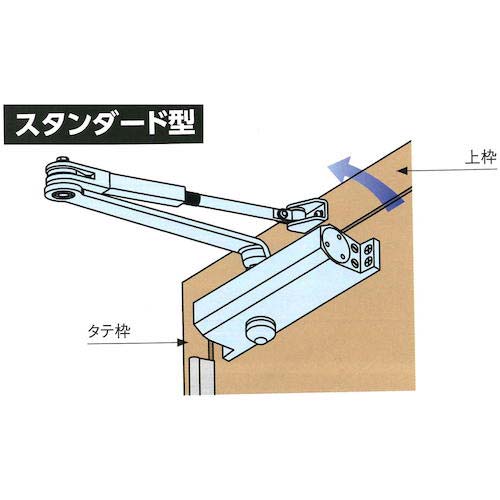 RYOBI 取替用ドアクローザ スタンダード型 S-203