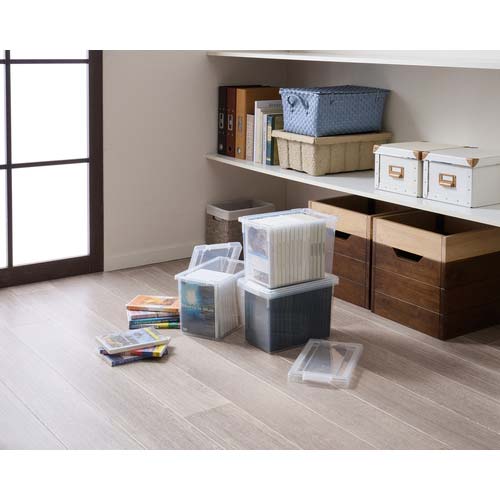 TENMA DVDいれと庫 ライト クリア 175×300×210 110005781