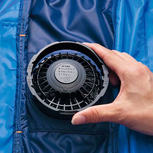 アイトス 物流作業対応型空調服ベスト(空調服TM) ロイヤルブルー M AZ50195-006-M