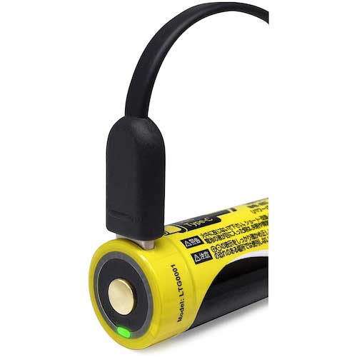 ライティンゲイル 明るさ1250ルーメンLEDフラッシュライト【スマホにも給電できる充電池付属】 LTG1001