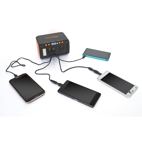 【廃番】エバーブライト ACコンセント2個付き メガパワーバンク SSBACMPB