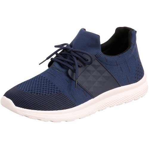 カジメイク 6409 GILIOワークシューズ ネイビー 27CM 6409-55-27