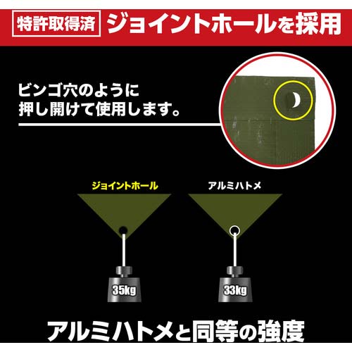 萩原 ターピー 防災・減災シート#3000 ODグリーン 10m×10m BOUSAI-OD1010