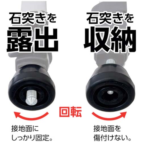 シンワ 三脚 ハンドル式エレベーター D 3m 軽量 高所タイプ 76829