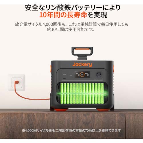 Jackery ポータブル電源 2000Plus JE-2000C