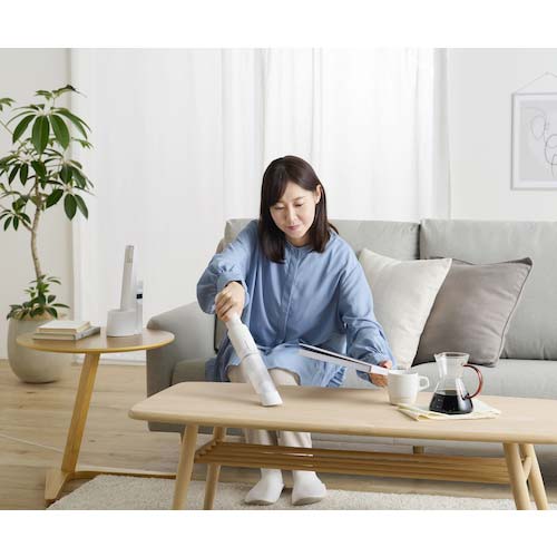 アイリスオーヤマ 297880 充電式ハンディクリーナー ホワイト HCD-21-W