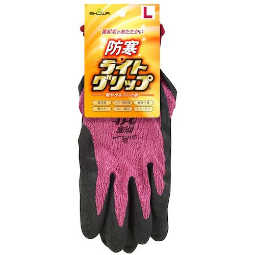 SHOWA 防寒手袋 GW343 防寒ライトグリップ レッド Lサイズ GW343-LR