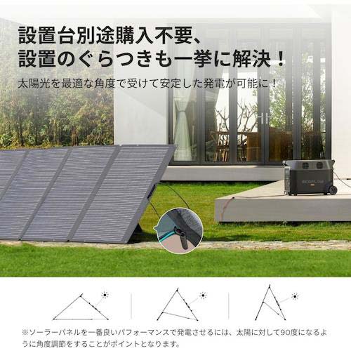 【廃番】EcoFlow ソーラーパネル 400W SOLAR400W