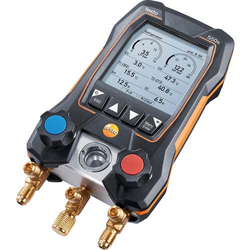 TESTO デジタルマニホールド 550s セット 0564 5502 55