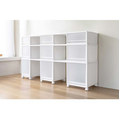 【廃番】TENMA フィッツケース FC40-4020 18L ホワイトクリア 110014954