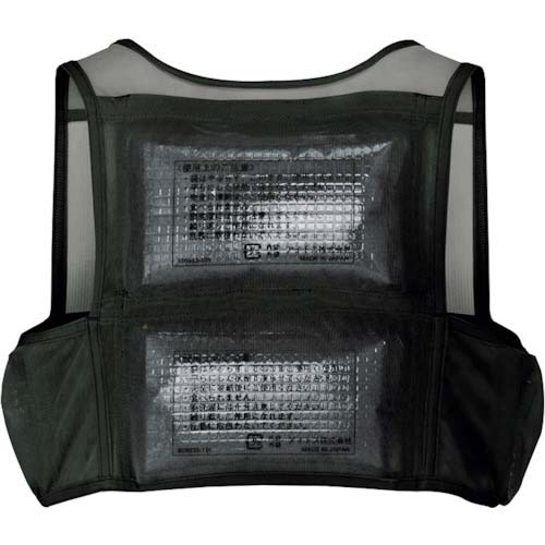 アイトス 【2025年夏 今季在庫限りで完売】 アイスベスト(アイスパック4個付) ブラック S AZ865948-010-S