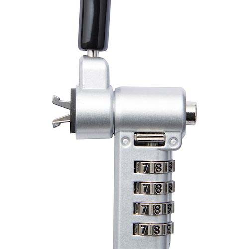 ELECOM セキュリティワイヤーロック ダイヤルシリンダー錠 マルチ用 ESL-404