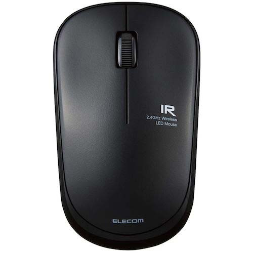 ELECOM IRマウス ENELOシリーズ 無線 3ボタン 省電力 静音ボタン 抗菌 ブラック M-IR07DRSKBK