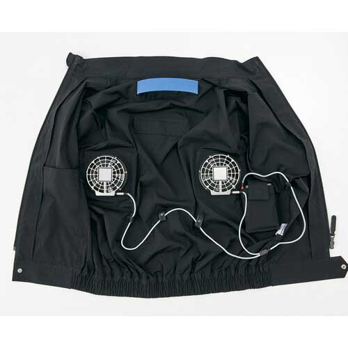 ハラダ 半袖ブルゾン空調服 EX.WORKERS シルバーグレー M 33700533