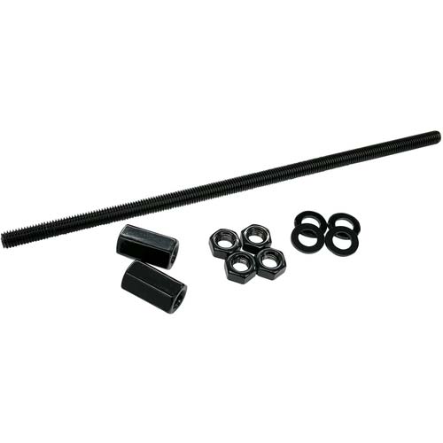 DAIDOHANT カラー寸切ボルト 黒 W3/8×1000mm (50本入) 10195661