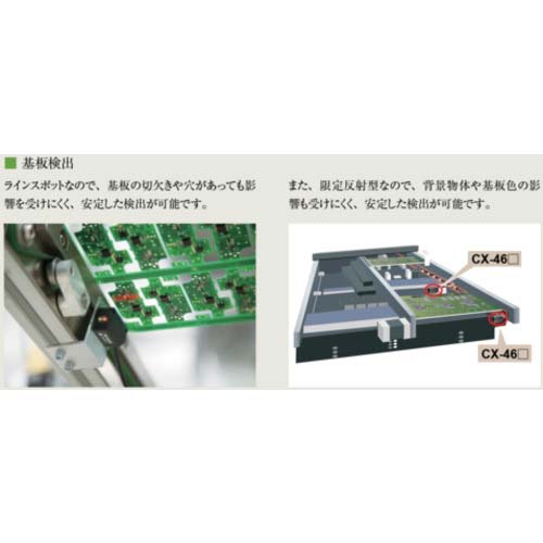 Panasonic 小型ビームセンサ(アンプ内蔵) CX-400シリーズ Ver.2 CX-442-P