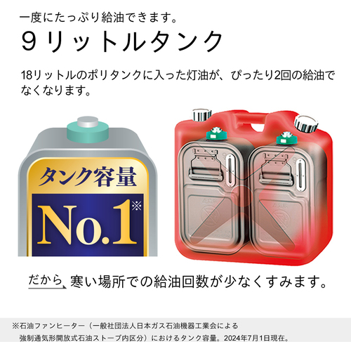 ダイニチ 家庭用石油ファンヒーター GR TYPE スノーホワイト FW-24GR