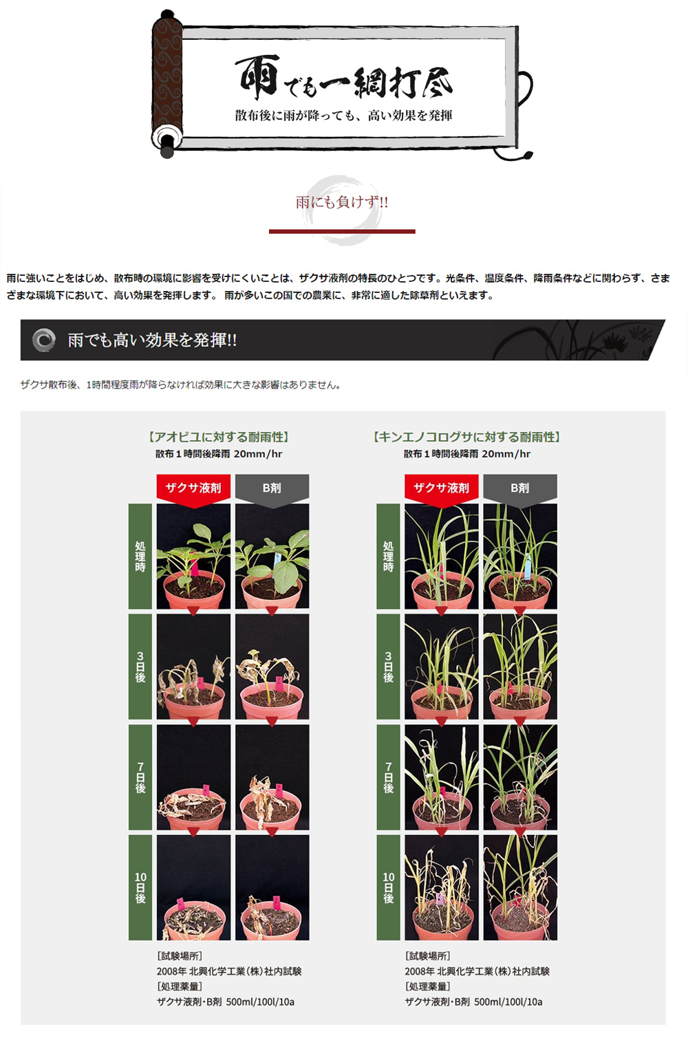 三井化学 茎葉処理除草剤 ザクサ液剤